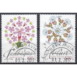 ISL 1482-1483 LUX/Pænt Stemplet serie Islandsk Flora