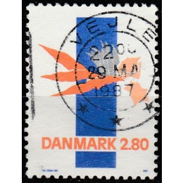 DK 0877x FLOT Stemplet 2,80 kr. med god VARIANT