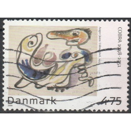 DK 1484 Stemplet 4,75 kr. m. god "VARIANT"
