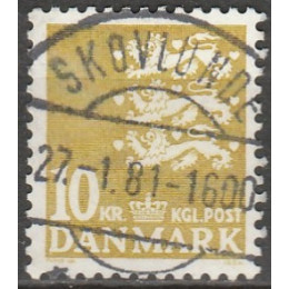 DK 0622 LUX/PRAGT stemplet (SKOVLUNDE) 10 kr.