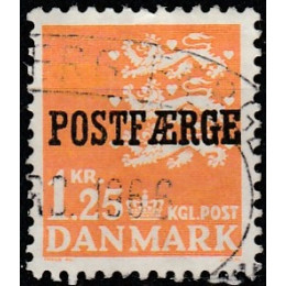 DK PF 41 FLOT Stemplet 1,25 kr. postfærge