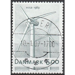 DK 1494 PRAGT stemplet (ODDER) 6 kr.