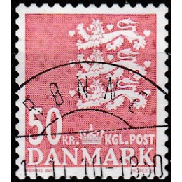 DK 0824E LUX/FLOT stemplet (RØNNE) 50 kr.