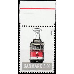 DK 1072x Postfrisk 5 kr. m. god VARIANT
