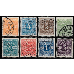 DK PO 09-16 Stemplet sæt portomærker