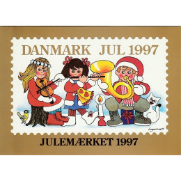 DK JUL 1997 Souvenirmappe med miniark
