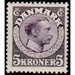 DK 0110 Postfrisk 5 kr.