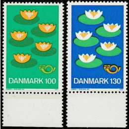 DK 0631a-0632a Postfrisk serie m. mat lim