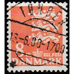 DK 0681 LUX/FLOT stemplet (TØNDER) 8 kr.
