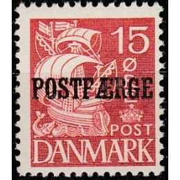 DK PF 16a Postfrisk 15 postfærge - se beskr.