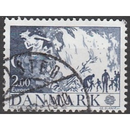DK 0728x Stemplet 2 kr. m. god Variant