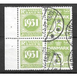 DK RE 48 Stemplet 4-blok Rundskuedag 1931