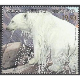 GR 642 Postfrisk højværdi - Isbjørn