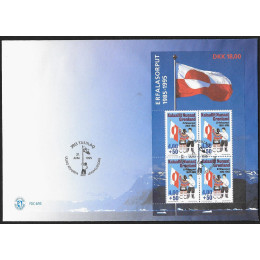 GR 275a miniark FDC - på matchende kuvert