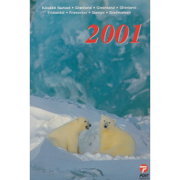 GR Årsmappe 2001 - Postfrisk