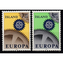 ISL 0410-0411 Postfriske Europamærker
