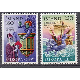 ISL 0566-0567 Postfriske Europamærker