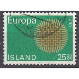 ISL 0444 Stemplet Europamærke