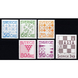 SV - 1338-1343 Postfrisk serie