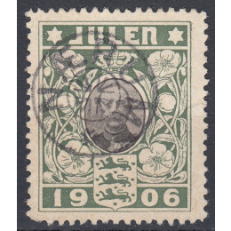 DK JUL 1906 LUX stjernestemplet (NÆRUM) - se beskr.
