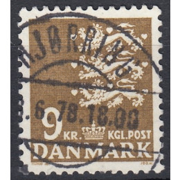 DK 0648 FLOT stemplet (HJØRRING) 9 kr