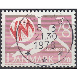 DK 0651 LUX stemplet (VOJENS) 1,20 kr