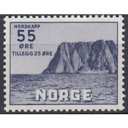 NO  0396 Postfrisk 55 øre Nordkap IV