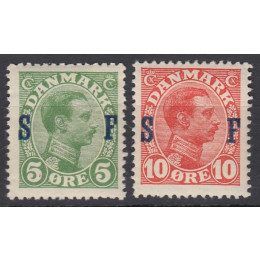 DK SF 1-2 Postfrisk sæt soldaterfrimærker