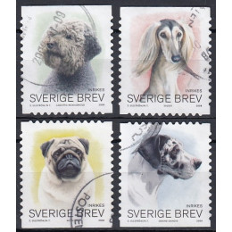 SV - 2553-2556 Stemplet serie - Hunde