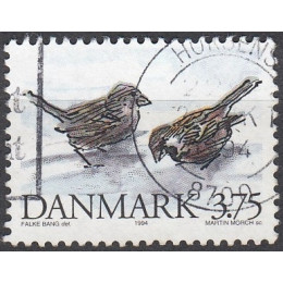 DK 1076x Stemplet 3,75 kr m. god VARIANT