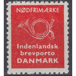DK Nødfrimærke - Postfrisk 