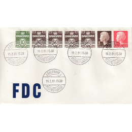 DK HS 04 Uofficiel FDC / 19-2-1981