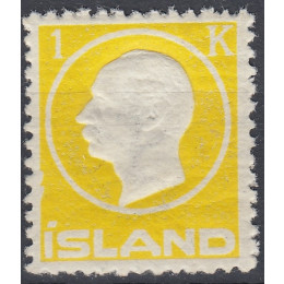 ISL 0073 Postfrisk 1 krona