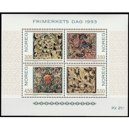 NO  1133-1136 Postfrisk miniark