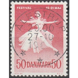 DK 0438 PRAGT stemplet (ÅLESTRUP) 50 øre