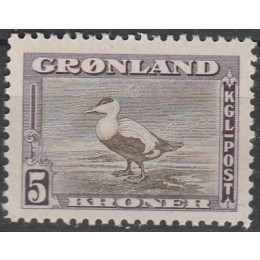 GR 016 Postfrisk 5 kroner