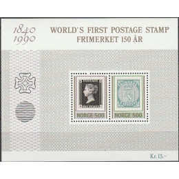 NO  1042-1043 Postfrisk miniark