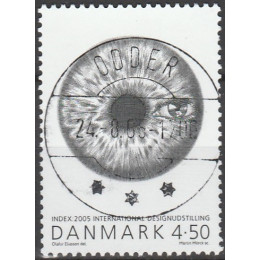 DK 1443 PRAGT stemplet (ODDER) 4,50 kr.