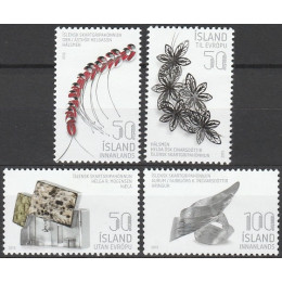 ISL 1435-1438 Postfrisk serie Islandsk Design