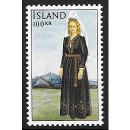ISL 0399 postfrisk - Islandsk Nationaldragt