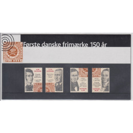 DK Souvenirmappe nr. 042 - Første DK frimærke