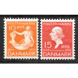 DK 0225-0226 Postfriske mærker