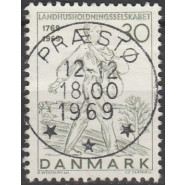 DK 0477 PRAGT stemplet (PRÆSTØ) 30 øre