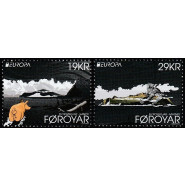 FØ 1019-1020 Postfrisk serie med højværdi