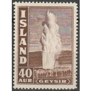 ISL 0197 Postfrisk 40 Aur Geysir