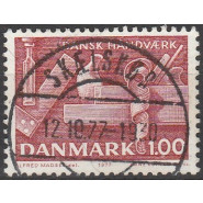 DK 0642 LUX/PRAGT stemplet (SKÆLSKØR) 1 kr