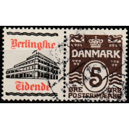 DK RE 30 Stemplet Berlingske Reklamemærke