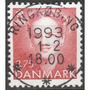 DK 1017 PRAGT stemplet (RINGKØBING) 3,75 kr