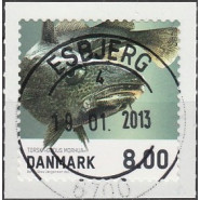 DK 1727 LUX/PRAGT (ESBJERG) stemplet 8 kr.