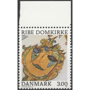 DK 0879x Postfrisk 3 kr. m. god VARIANT